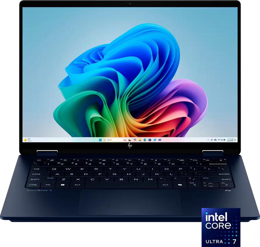HP OmniBook X Flip 14-fm – Intel® Core™ Ultra 7 256V | 16GB RAM | 1TB SSD | 14" 2K X360 Touch | Windows 11